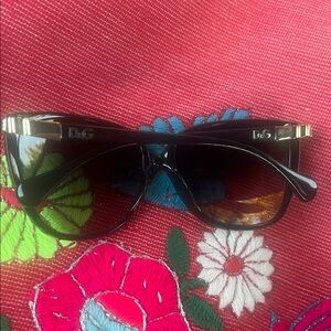 DG  DOLCE & GABBANA DD 8096 501/8G 58-14 135 3N SUNGLASSES  Cat Eye BLACK